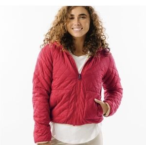 ZYIA Red Reversible Quilted Jacket